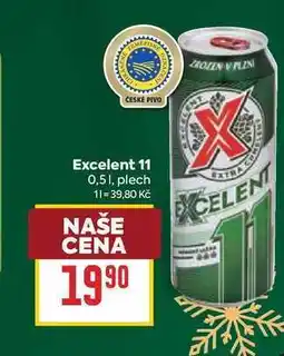Billa Excelent 11 0,51, plech nabídka