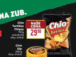 Billa Chio Tortillas Chipsy nabídka