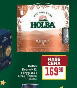 Billa Holba Keprník 12 +krýgl 0,51 6x0,5l nabídka