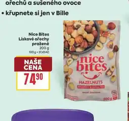 Billa Nice Bites Lískové ořechy pražené nabídka