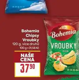 Billa Bohemia Chipsy Vroubky nabídka