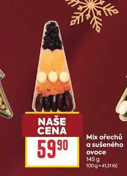 Billa Mix ořechů a sušeného ovoce nabídka