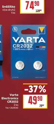 Billa Varta Electronics CR2032 2 ks nabídka