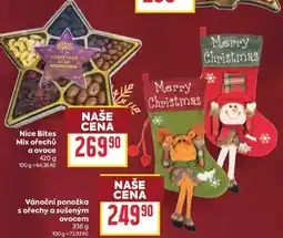Billa Vánoční ponožka s ořechy a sušeným ovocem nabídka