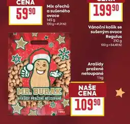 Billa Arašídy pražené neloupané nabídka