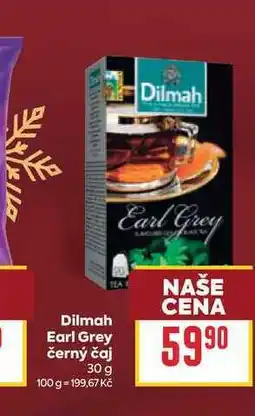 Billa Dilmah Earl Grey černý čaj nabídka