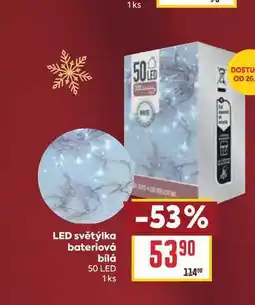 Billa LED světýlka bateriová bílá 50 LED 1ks nabídka
