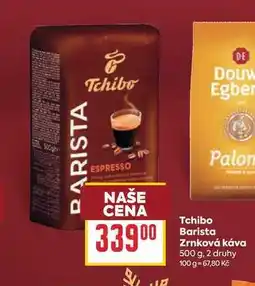 Billa Tchibo Barista Zrnková káva nabídka