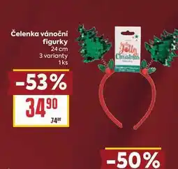 Billa Čelenka vánoční figurky 24 cm 3 varianty 1ks nabídka