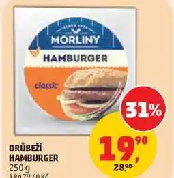 Penny Market DRŮBEŽÍ HAMBURGER nabídka