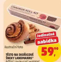 Penny Market TĚSTO NA SKOŘICOVÉ ŠNEKY LANDMANNS nabídka