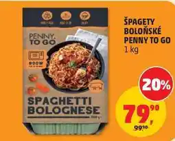 Penny Market ŠPAGETY BOLOŇSKÉ PENNY TO GO nabídka