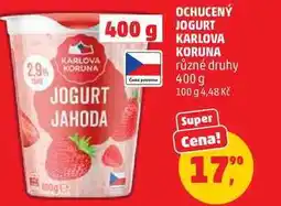 Penny Market OCHUCENÝ JOGURT JAHODA KARLOVA KORUNA různé druhy nabídka