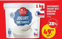 Penny Market SMETANOVÝ JOGURT BÍLÝ KARLOVA KORUNA nabídka