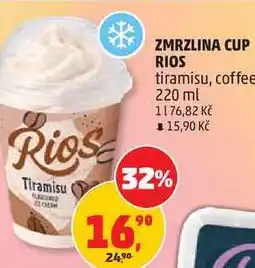 Penny Market ZMRZLINA CUP RIOS tiramisu, coffee nabídka