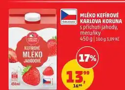 Penny Market MLÉKO KEFÍROVÉ KARLOVA KORUNA s příchutí jahody nabídka