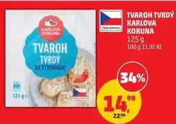 Penny Market TVAROH TVRDÝ KARLOVA KORUNA nabídka
