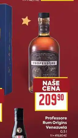 Billa Professore Rum Origins Venezuela nabídka