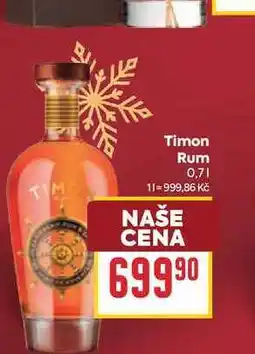 Billa Timon Rum nabídka