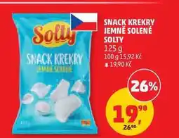 Penny Market SNACK KREKRY JEMNĚ SOLENÉ SOLTY nabídka
