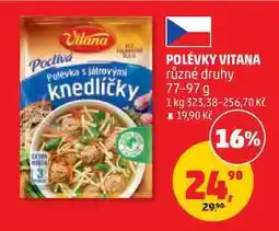 Penny Market POLÉVKY VITANA různé druhy knedlíčky nabídka