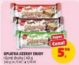 Penny Market OPLATKA JIZERKY ENJOY různé druhy nabídka