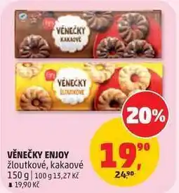 Penny Market VĚNEČKY ENJOY žloutkové, kakaové nabídka