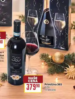 Billa Primitivo 365 0,751 nabídka