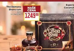 Billa The Demons Share rum nabídka