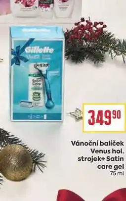 Billa Vánoční balíček Venus hol. strojek+ Satin care gel 75 ml nabídka