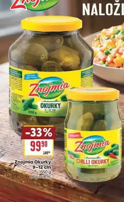 Billa Znojmia Okurky 9-12 cm nabídka