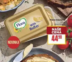Billa Flora máslová nabídka