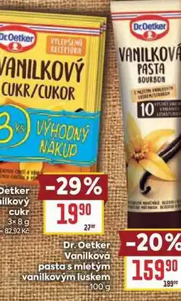 Billa Dr. Oetker Vanilková pasta s mletým vanilkovým luskem nabídka