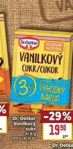 Billa Dr. Oetker Vanilkový cukr nabídka