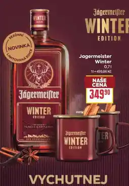 Billa Jagermeister Winter nabídka