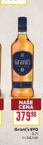 Billa Grant's 8YO nabídka