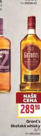 Billa Grant's Skotská whisky 0,71 nabídka