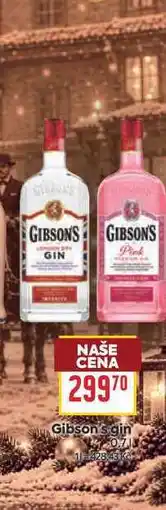 Billa Gibson's gin 071 nabídka