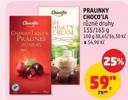 Penny Market PRALINKY CHOCO'LA různé druhy, 155/165 g nabídka