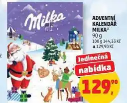 Penny Market ADVENTNÍ KALENDÁŘ MILKA nabídka