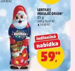 Penny Market LENTILKY MIKULÁŠ ORION nabídka