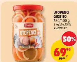 Penny Market UTOPENCI GUSTITO, 670/400 g nabídka