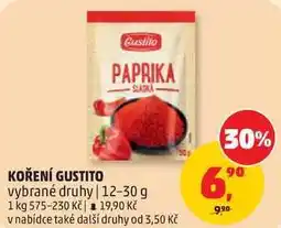 Penny Market KOŘENÍ GUSTITO vybrané druhy nabídka