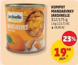 Penny Market KOMPOT MANDARINKY JARDINELLE, 312/175 g nabídka