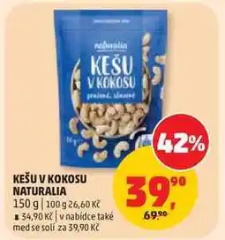 Penny Market KEŠU V KOKOSU NATURALIA nabídka