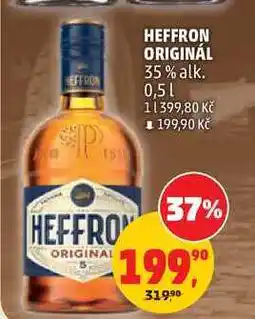 Penny Market HEFFRON ORIGINÁL 35% alk nabídka