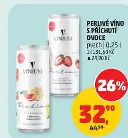Penny Market PERLIVÉ VÍNO S PŘÍCHUTÍ OVOCE plech nabídka