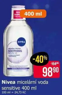 Teta Nivea micelární voda sensitive nabídka