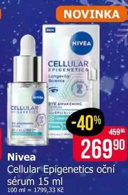 Teta Nivea Cellular Epigenetics oční sérum nabídka