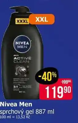 Teta Nivea Men sprchový gel nabídka